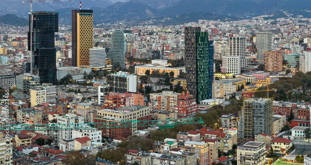 Tirana city center Albania